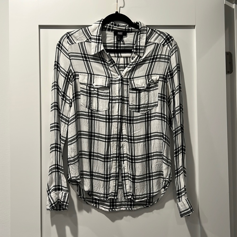 ❗️LAST CHANCE❗️Paige plaid button-down top